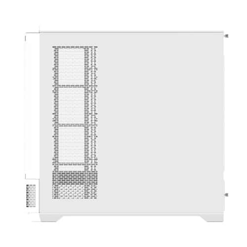 Thermaltake View 600 TG Snow Full Tower E-ATX case, up to ten 120/140mm fans & 360mm/420mm radiators, built-in GPU bracket, Compatible Hidden-connector Motherboards | CA-11H-00F6WN-00 thumbnail 3
