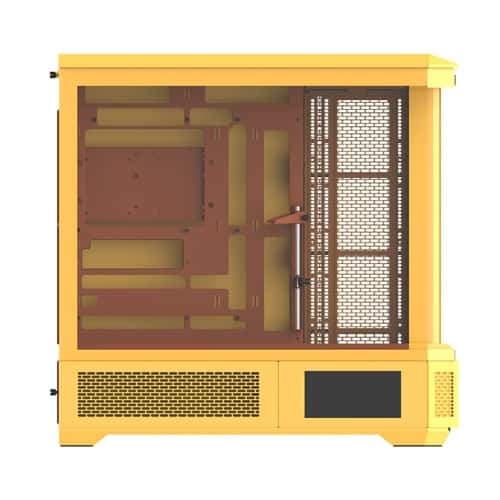 Thermaltake View 600 TG Butter Caramel Full Tower E-ATX case, up to ten 120/140mm fans & 360mm/420mm radiators, built-in GPU bracket, Compatible Hidden-connector Motherboards | CA-11H-00FMWN-00 thumbnail 3