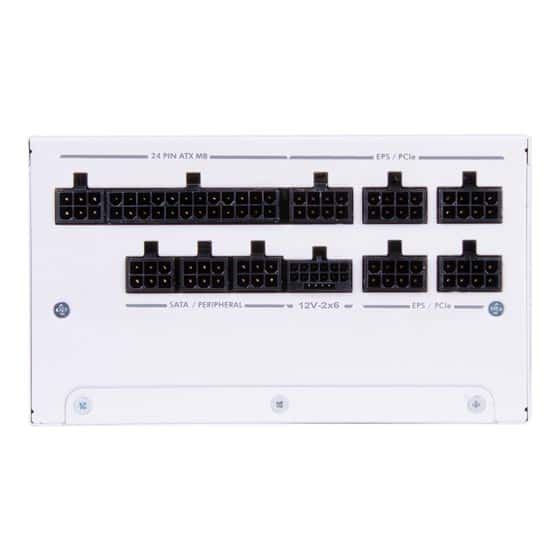 SILVERSTONE DA1000R 1000W WHITE CYBENETICS GOLD POWER SUPPLY ,ATX 3.0, PCIE 5.0, FULL MODULAR, SST-DA1000R-GM-WWW thumbnail 4