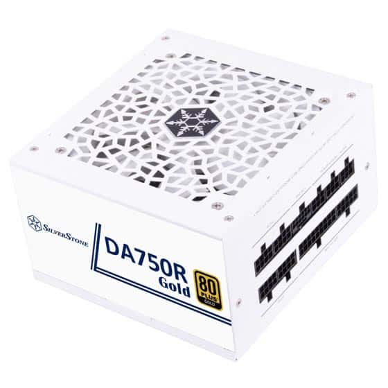 SILVERSTONE DA750R WHITE 80PLUS GOLD 750W ATX 3.0,PCIE 5.0 FULLY MODULAR POWERSUPPLY  | SST-DA750R-GMA-WWW thumbnail 6