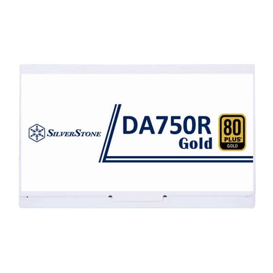 SILVERSTONE DA750R WHITE 80PLUS GOLD 750W ATX 3.0,PCIE 5.0 FULLY MODULAR POWERSUPPLY  | SST-DA750R-GMA-WWW thumbnail 1