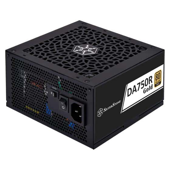 SILVERSTONE DA750R BLACK 80PLUS GOLD 750W ATX 3.0,PCIE 5.0 FULLY MODULAR POWERSUPPLY  | SST-DA750R-GMA thumbnail 5