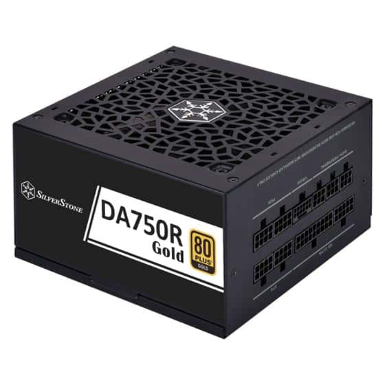 SILVERSTONE DA750R BLACK 80PLUS GOLD 750W ATX 3.0,PCIE 5.0 FULLY MODULAR POWERSUPPLY  | SST-DA750R-GMA thumbnail 4