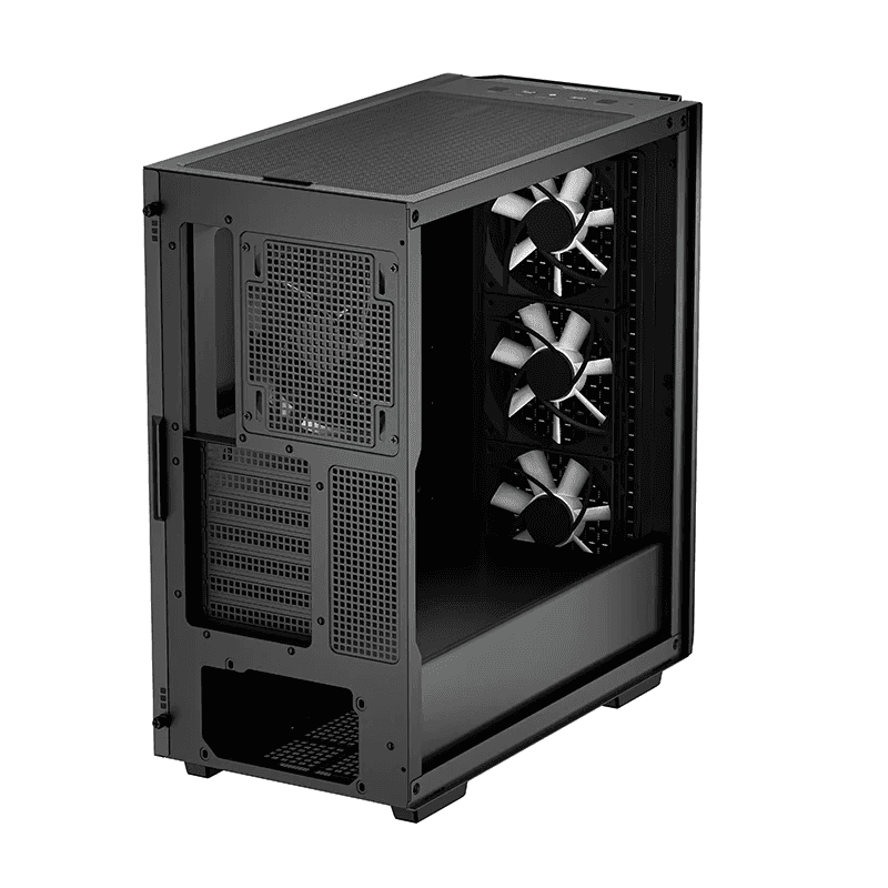 DeepCool CG560 Mid-Tower Case, ABS+SPCC+Tempered Glass, 5x Drive Bays, 7x Expansion Slots, Motherboard Support Upto E-ATX, Black | R-CG560-BKAAE4-G-1 thumbnail 6