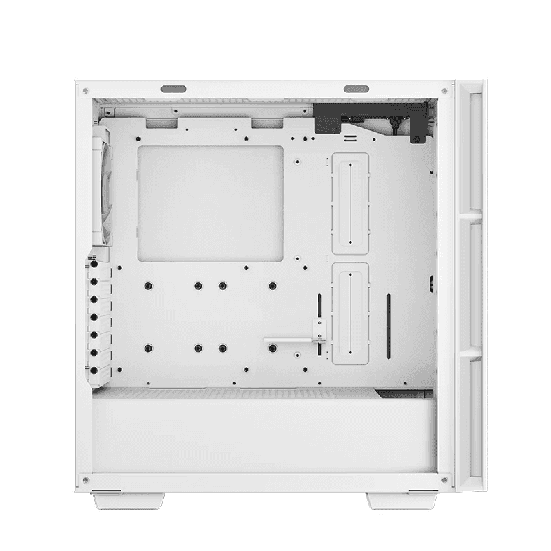 Deepcool CH560 ATX Mid Tower Computer Case, ABS+SPCC+Tempered Glass Materials, 3??140mm & 1x 120mm ARGB Fans, Hybrid Airflow Glass Side Panel, White | CH560-WHAPE4-G-1 thumbnail 3