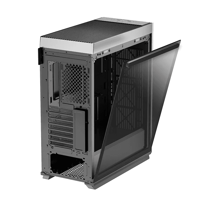 DeepCool CL500 ADD-RGB 4F Mid-Tower ATX Case, Magnetic Side Panel with Tempered Glass with 120mm 4 A-RGB Fans, 5x Drive Bays, 7x Expansion Slots, Motherboard Supports Up to ATX, Black & Gray | R-CL500-BKNMA4N-A-1 thumbnail 1