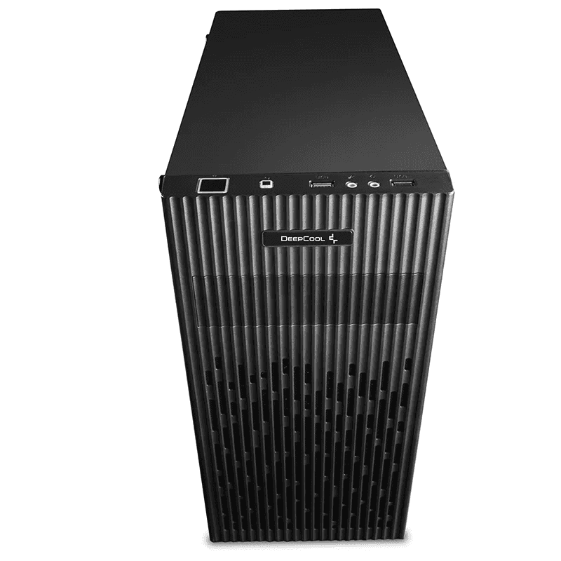 DeepCool Matrexx 30 small-sized M-ATX computer case, 2x Pre Installed Fans, 5x Drive Bays, 4x Expansion Slots, Micro ATX/Mini-ITX Motherboards Supports, Black | DP-MATX-MATREXX30 thumbnail 3