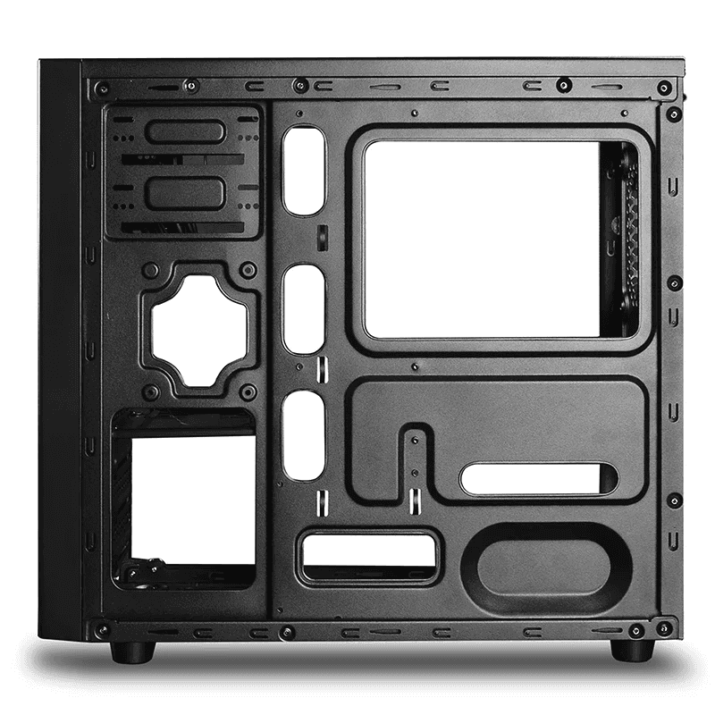 DeepCool Matrexx 30 small-sized M-ATX computer case, 2x Pre Installed Fans, 5x Drive Bays, 4x Expansion Slots, Micro ATX/Mini-ITX Motherboards Supports, Black | DP-MATX-MATREXX30 thumbnail 4