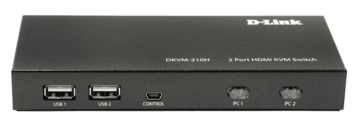 D-Link DKVM-210H 2-Port KVM Switch with HDMI and USB ports thumbnail 1