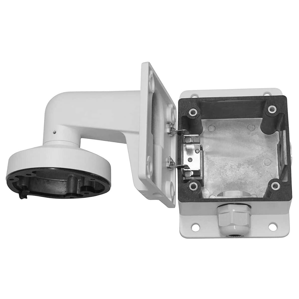 Hikvision DS-1272ZJ-110B Security Camera Accessory Mount with Junction Box thumbnail 3