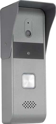 HIKVISION Analog Video Intercom System with 7" TFT LCD Screen, Wired Video Door Phone/Bell, 1080p Resolution, BuiltIn Mic & Loudspeaker, Noise Echo Cancellation, One Call Button, White| DS-KIS203T thumbnail 1