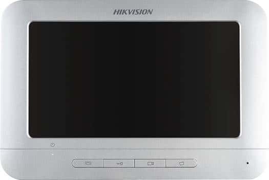 HIKVISION Analog Video Intercom System with 7" TFT LCD Screen, Wired Video Door Phone/Bell, 1080p Resolution, BuiltIn Mic & Loudspeaker, Noise Echo Cancellation, One Call Button, White| DS-KIS203T thumbnail 3