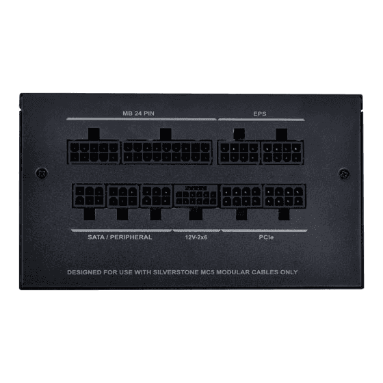 SilverStone Decathlon 850R Gold 850W Fully Modular ATX Power Supply (PSU), 80 PLUS Gold, ATX 3.1 & PCIe 5.0 Ready, 12V-2x6 Connector, Fully Modular | SST-TR850R-GM thumbnail 9