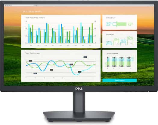 Dell E2222HS 21.45" Full HD VA Monitor, 60Hz Refresh Rate, 5ms (GtG) & 10ms (Typical) Response Time, 16:9 Aspect Ratio, Built-In Speaker, 16.7M Colors, HDMI / VGA / DP1.2 Interfaces, Black | E2222HS thumbnail 5
