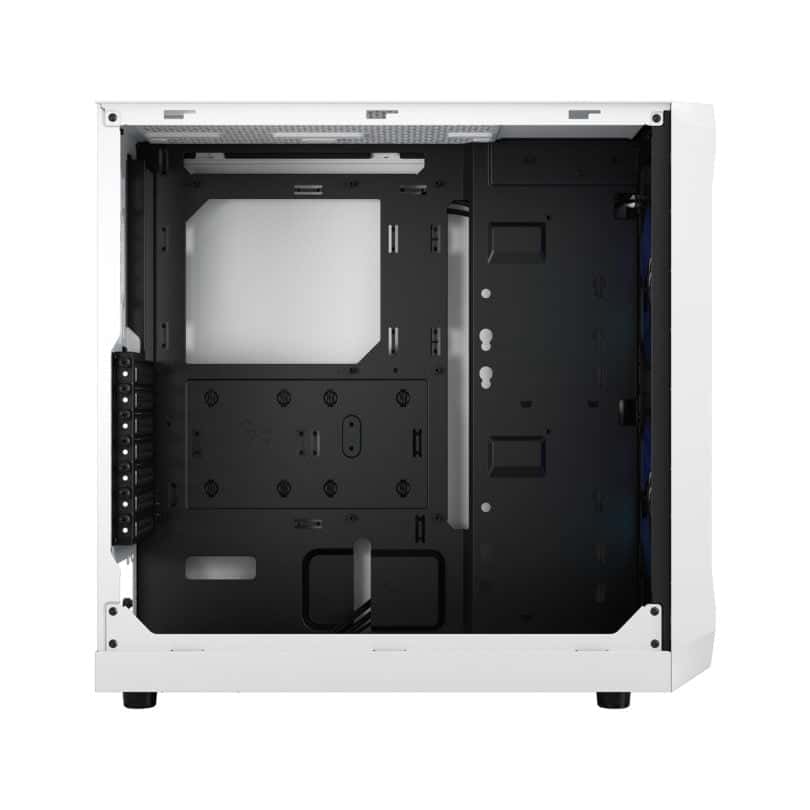 Fractal Design Focus 2 RGB TG Clear Tint ATX PC Case, Temp Glass Side Panel, Mesh Design Front, High Airflow, Up to 6x120mm Fan &amp; Up to 360mm Radiator, Smart Config, 2xUSB 3.0, White | FD-C-FOC2A-04 thumbnail 2