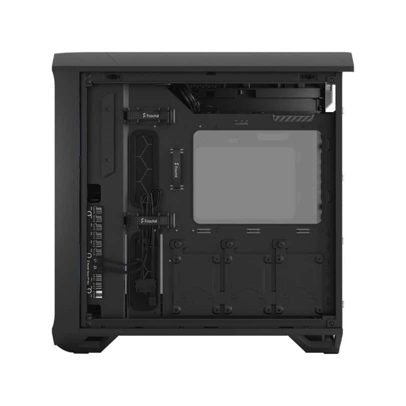 Fractal Design Torrent Compact Black RGB TG Light Tint ATX Mid Tower Case, Steel / Tempered Glass, 7 Expansion Slots, Up to 360mm Radiator Support, 3x 120mm Fan, 3x 2.5" Drive Bays | FD-C-TOR1C-02 thumbnail 5