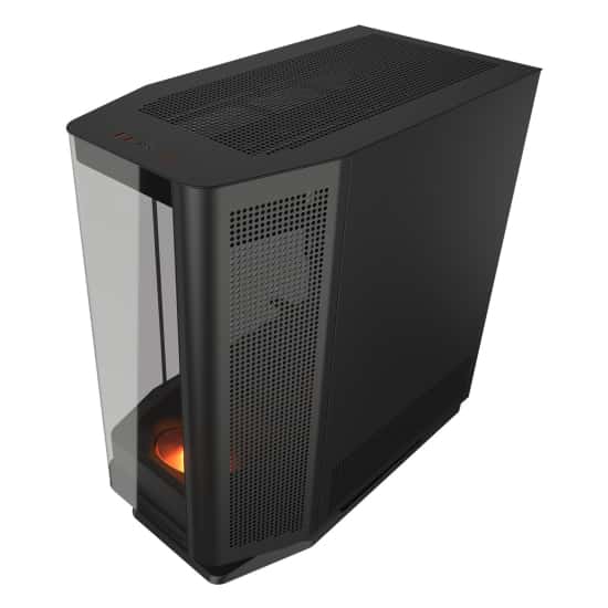 COUGAR FV270 Black Mid Tower Gaming Case with Tempered Curved Glass, 120mm Reversed ARGB PWM Bottom Fan pre-installed, Compatible with reverse cable/connector motherboard |  3858M60.0001 thumbnail 8