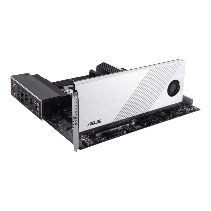 ASUS Pro WS WRX80E-SAGE SE WIFI II sWRX8 E-ATX Motherboard, AMD WRX80 Chipset, 8x DDR4, 2048GB Max Capacity, Intel Dual 10Gb Ethernet, 7x PCIe 4.0/3.0 x16, WIFI 6E, USB 3.2 Type-C | 90MB1E60-M0EAY0 thumbnail 8