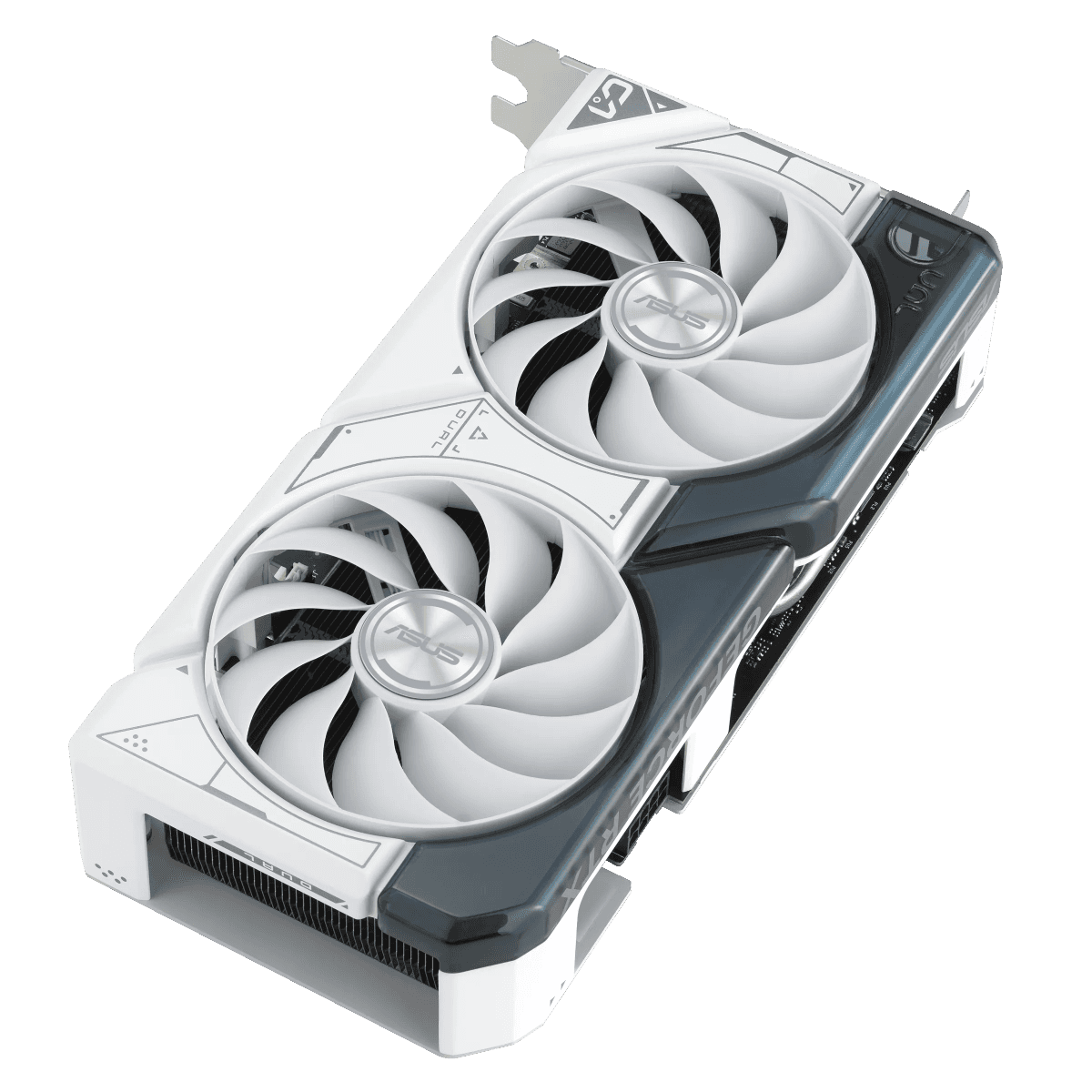 ASUS Dual GeForce RTX??? 4060 Ti White OC Edition 8GB GDDR6 with two powerful Axial-tech fans and a 2.5-slot design for broad compatibility, 2 Year Warranty | 90YV0J42-M0NA00 thumbnail 8