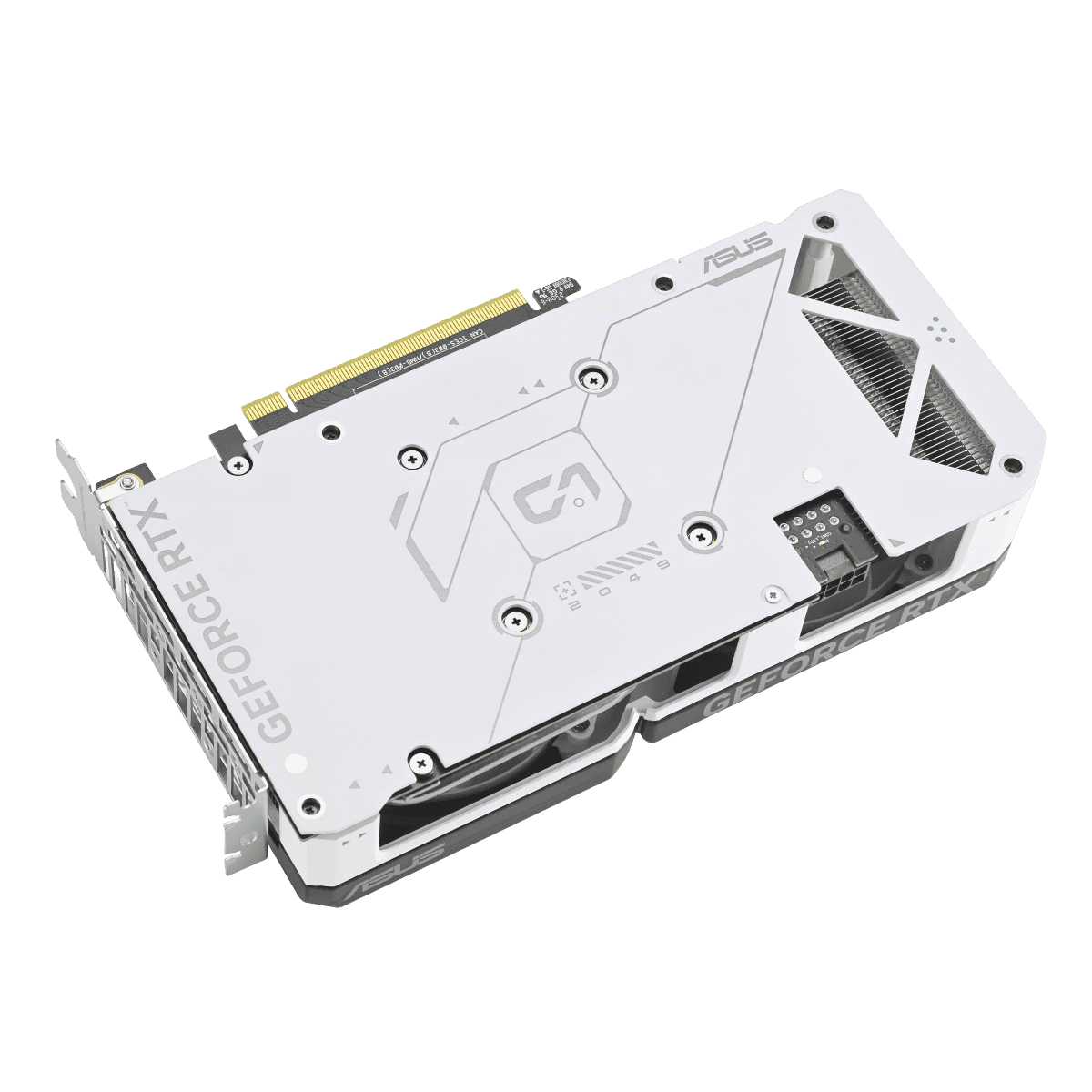 ASUS Dual GeForce RTX??? 4060 Ti White OC Edition 8GB GDDR6 with two powerful Axial-tech fans and a 2.5-slot design for broad compatibility, 2 Year Warranty | 90YV0J42-M0NA00 thumbnail 9