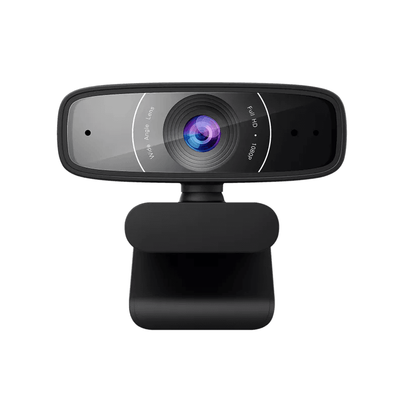 ASUS Webcam C3 1080p HD USB Camera - Beamforming Microphone, Tilt-Adjustable, 360 Degree Rotation, Wide Field of View, Compatible with Skype, Microsoft Teams and Zoom 90YH0340-B2UA00 4718017953825 thumbnail 2