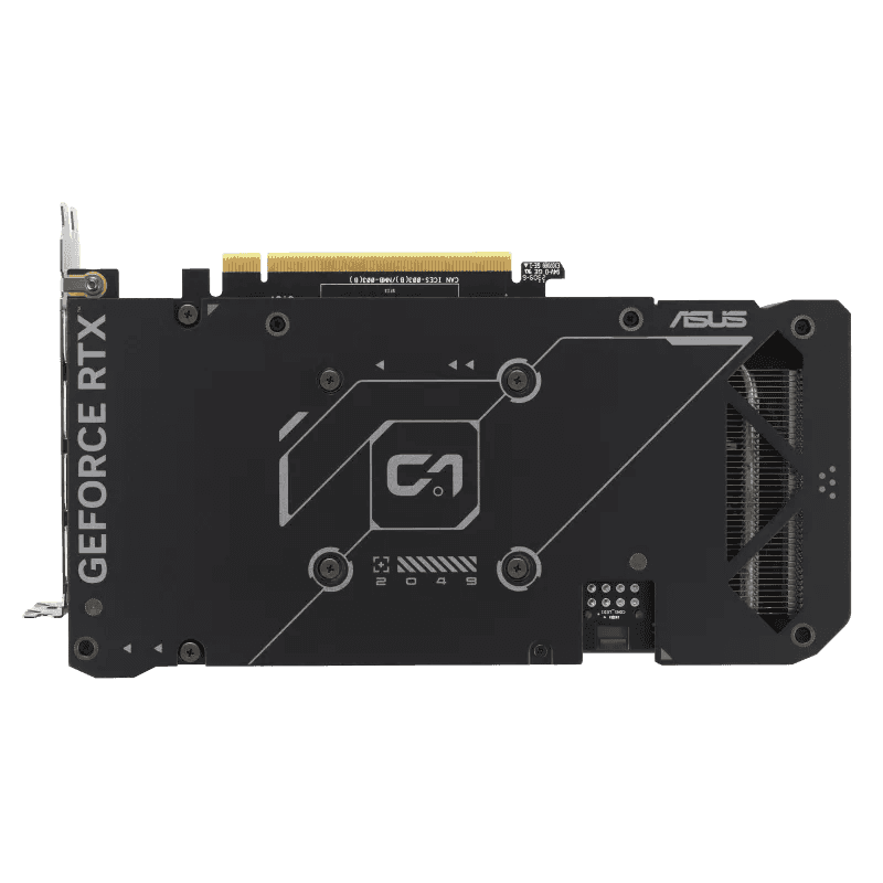 ASUS Dual GeForce RTX 4060 Ti OC Black Graphics Card, 8GB GDDR6 128-bit Memory, 2595 MHz Boost Clock, 18 Gbps Memory Speed, 4352 CUDA Cores, PCI E 4.0, HDMI, DisplayPort, 2 Year Warranty | 90YV0J49-M0NA00 thumbnail 4
