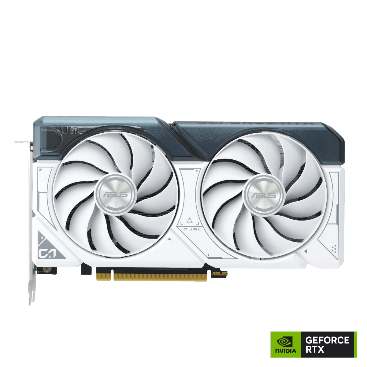 ASUS Dual GeForce RTX??? 4060 Ti White OC Edition 8GB GDDR6 with two powerful Axial-tech fans and a 2.5-slot design for broad compatibility, 2 Year Warranty | 90YV0J42-M0NA00 thumbnail 5