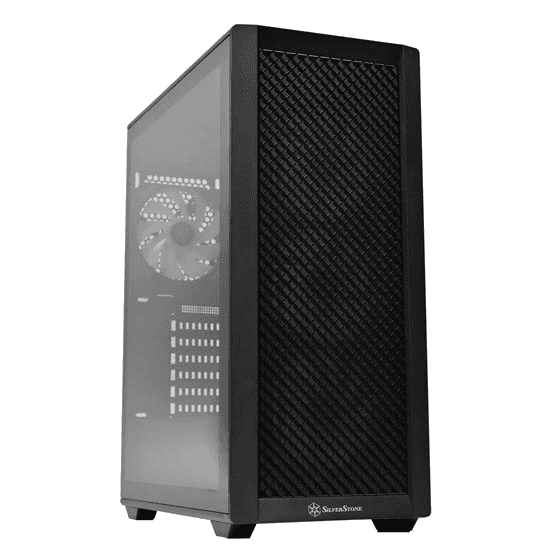 Silverstone FARA 515XR ATX Mid-Tower Case, 4x Pre-installed Fans, Up to 350mm GPU, Upto 360mm Radiators, Black | SST-FA515XR-BG thumbnail 8