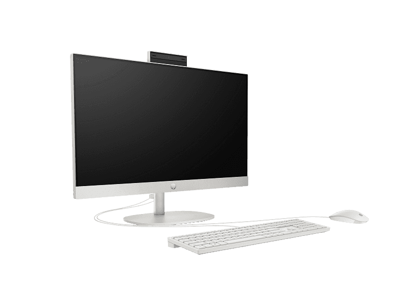 HP 23.8 inch All-in-One 24-cr0032l PC, Core i5 13th 1334U, 8GB DDR4 RAM, 512GB SSD, FHD, Shell White | B6NU0PA#UUF thumbnail 4