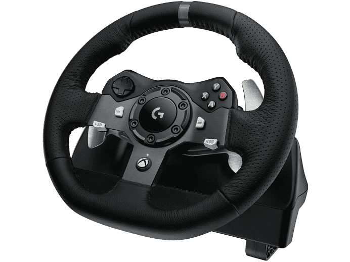 Logitech G29 2.3Nm Racing System Wheel & Pedals, dual-motor force feedback, Stainless Steel Paddle Shifters, Hand Stitched Leather Wheel, Adjustable Floor Pedals Accelerate | 941-000113 thumbnail 2