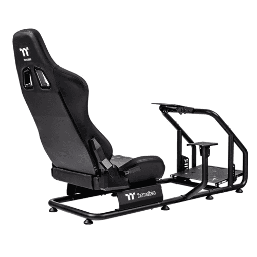 Thermaltake GR300 Racing Simulator Cockpit, Durable Steel Frame, Upto 100kg, Adjustable PVC Racing Seat, Black  | GSC-R30-CPASBB-01 thumbnail 5