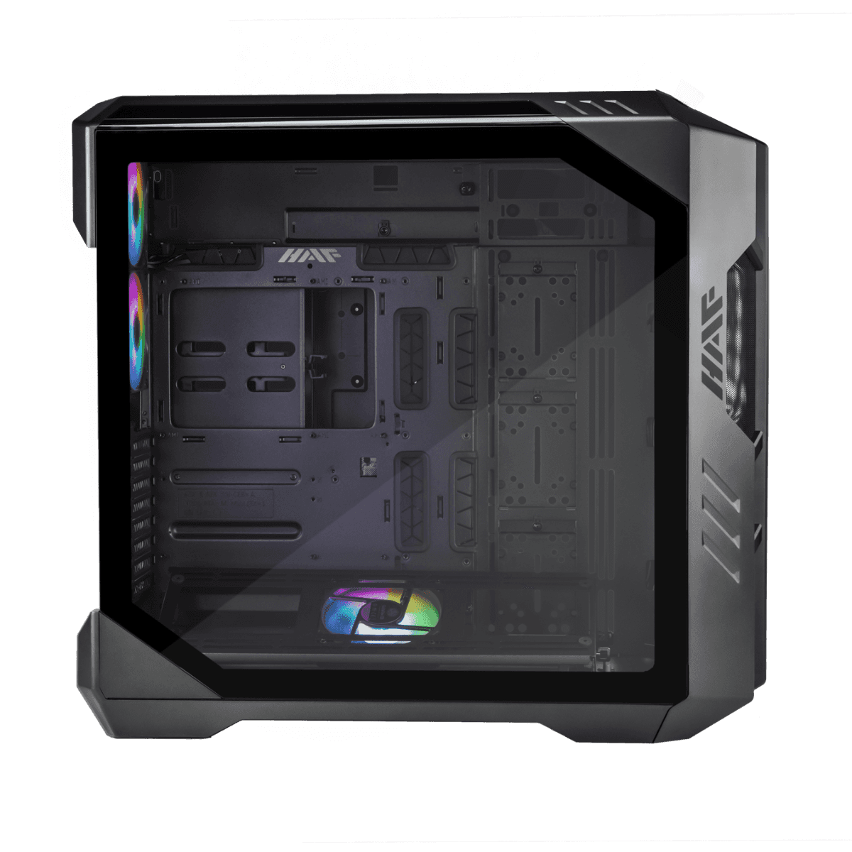 Cooler Master HAF 700 Full Tower Computer Case, 2x SickleFlow 20cm aRGB & 3x 12cm aRGB Included Fans, Up to 480mm Radiator & 17x Fan Support, Tempered Glass Side Panel, Grey | H700-IGNN-S00 thumbnail 5