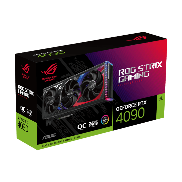 ASUS ROG STRIX GAMING RTX 4090 OC Edition Graphics Card, 24GB GDDR6X 384bit Memory, 2610 MHz Engine Clock, 16384 CUDA Cores, 21Gbps Memory Speed, 3.5 Slot, PCI 4.0, OpenGL 4.6, Black | 90YV0ID0-M0NA00 thumbnail 14