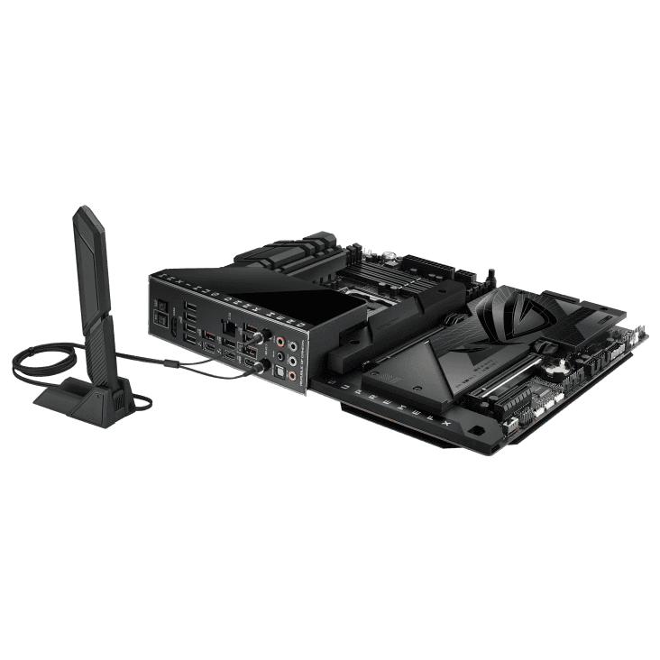 ASUS ROG MAXIMUS Z790 DARK HERO LGA1700 ATX Motherboard, Intel Z790 Chipset, 4x DDR5 DIMM, 192GB Max Memory, Intel WiFi 7, BTv5.4, 2.5Gb ETH, PCIe 5.0 x16, HDMI/Thunderbolt 4/USB-C | 90MB1F90-M0EAY0 thumbnail 8