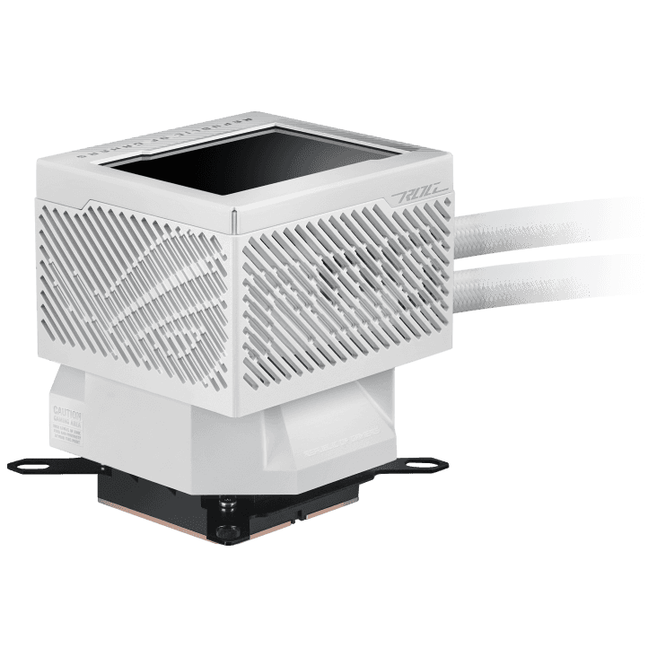 ASUS ROG RYUJIN III 360 ARGB Liquid CPU Cooler, 3.5" Full Color LCD, 3x 120mm Magnetic Daisy-chainable Fan, 360mm RadiatoR .21.08 CFM Airflow, 2200 RPM Speed, PWM/ DC Control, White | 90RC00L2-M0UAY0  2YEAR WARRANTY thumbnail 1