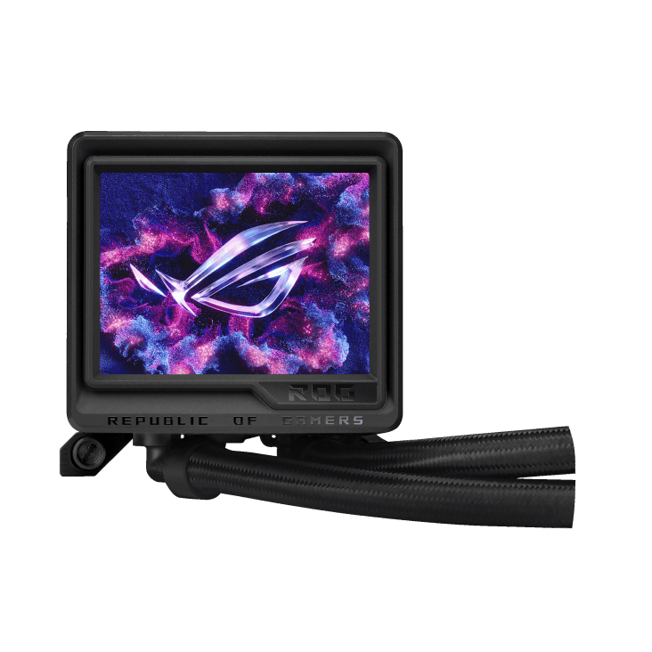ASUS ROG Ryujin III 360 aRGB Extreme Liquid CPU Cooler, 360mm Radiator, 120mm ROG Magnetic Daisy-Chainable Fan, 89.73 CFM Airflow,  3.5" LCD Display, Black 2800 RPM Speed | 90RC0131-M0EAY0 thumbnail 7