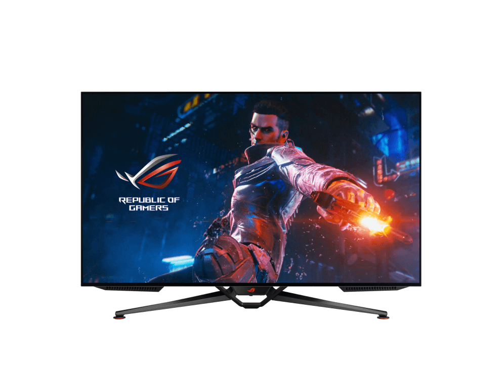 ROG Swift OLED PG42UQ  ROG Swift OLED PG42UQ gaming monitor ??? 41.5-inch 4K, OLED, 138Hz (overclocked), 0.1 ms (GTG), G-SYNC, anti-glare micro-texture coating, custom heatsink, uniform brightness, 98% DCI-P3, true 10-bit, HDMI 2.1, DP | 90LM0850-B01170 thumbnail 5