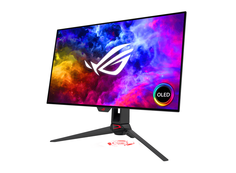 ASUS ROG Swift OLED PG27AQDM Gaming Monitor, 27" QHD 240Hz OLED Display, 0.03ms Response Time, 10 bit Colors, FreeSync Premium & G-SYNC , 2xHDMI V2, 1x DP 1.4, 2x USB 3.2 Gen 1, 3 Year Warranty | 90LM08Q0-B01A70 thumbnail 3