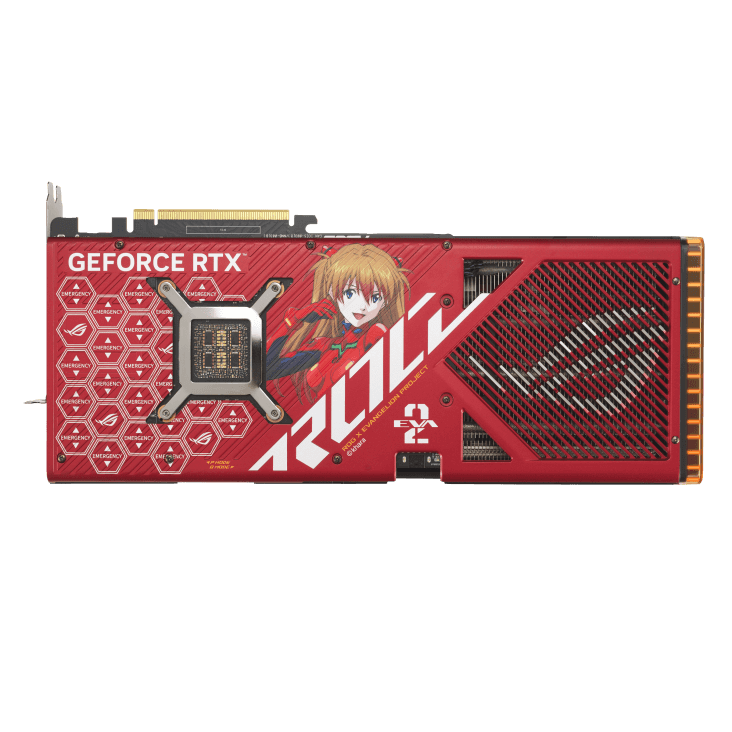  ASUS ROG Strix GeForce RTX 4090 OC EVA-02 Edition Graphics Card, 24GB GDDR6X 384-bit Memory, 2640 MHz OC Boost Clock, 21 Gbps Memory Speed, 16384 CUDA Cores, 4x Max Display | 90YV0ID5-M0NM00 thumbnail 6