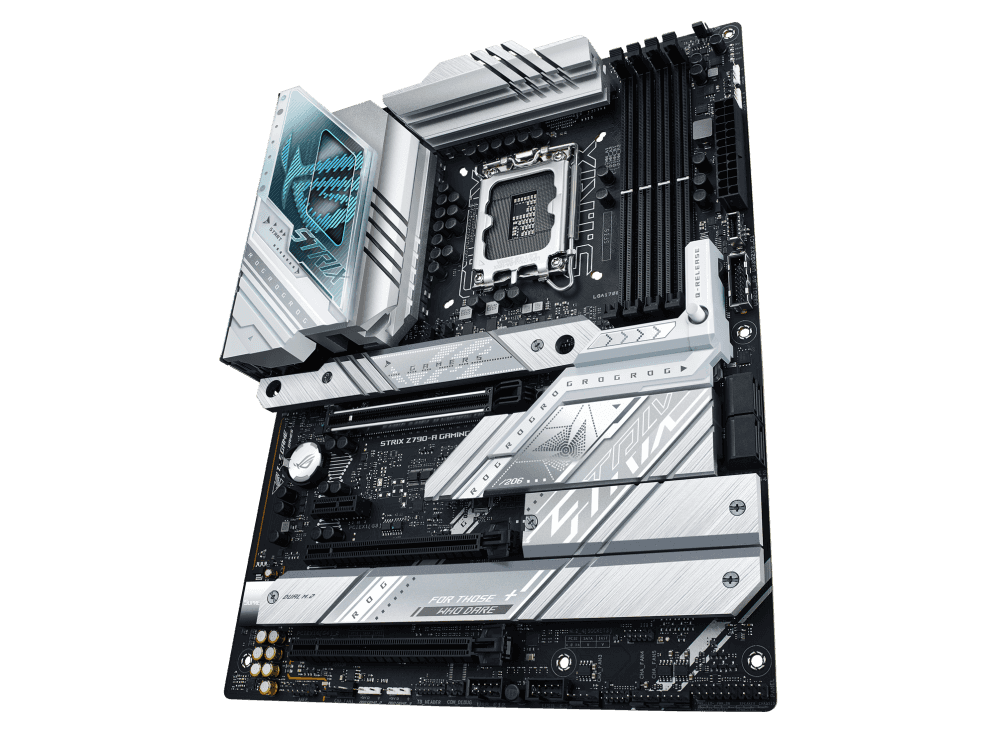 ASUS ROG STRIX Z790-A GAMING WIFI LGA1700 ATX Motherboard, Intel Z790 Chipset, 4x DDR5 DIMM, Max128GB, WiFi 6E 6GHz, 1x PCIe 5.0 x16, 1x HDMI, 1xDP, USB 3.2, Aura Sync | 90MB1E00-M0EAY0 thumbnail 6