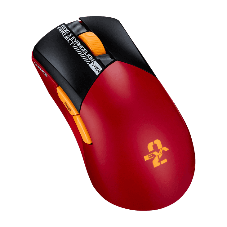 ASUS ROG Gladius III Wireless EVA-02 Edition Gaming Mouse, Tri-Mode Connectivity, AimPoint Sensor, Up to 36000 DPI Resolution, 650 IPS Max Speed, AURA Sync, 1000Hz Polling Rate | 90MP03F0-BMUA00 thumbnail 4