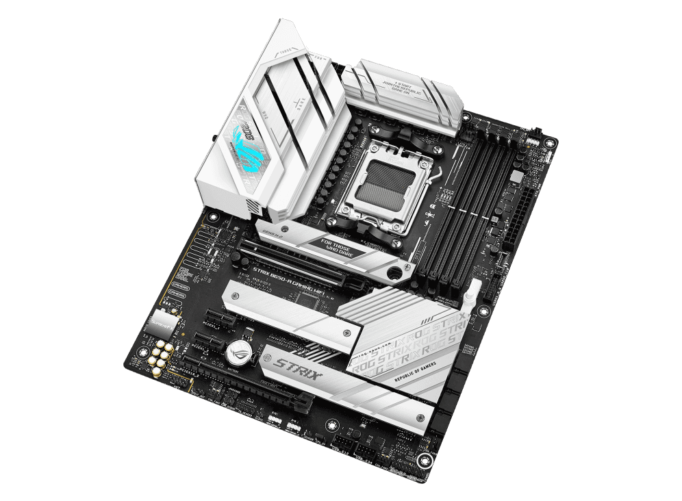 Asus Rog Strix B650-A Gaming Wi-Fi ATX DDR5 Motherboard, AMD Socket AM5, B650 Chipset, 2.5Gb Ethernet, Bluetooth, WiFi 6E 6GHz, Max 128GB 4xDIMM Memory, PCIe 4.0x16, 3xM.2 Slot | 90MB1BP0-M0EAY0 thumbnail 4