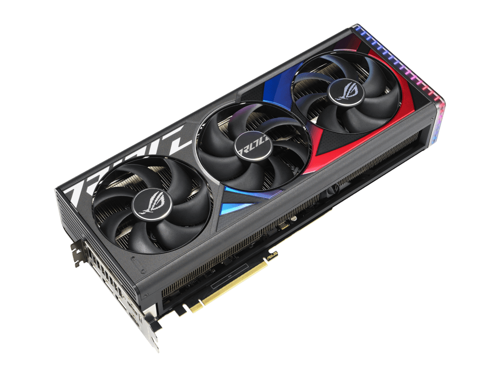 ASUS ROG STRIX GAMING RTX 4090 OC Edition Graphics Card, 24GB GDDR6X 384bit Memory, 2610 MHz Engine Clock, 16384 CUDA Cores, 21Gbps Memory Speed, 3.5 Slot, PCI 4.0, OpenGL 4.6, Black | 90YV0ID0-M0NA00 thumbnail 7