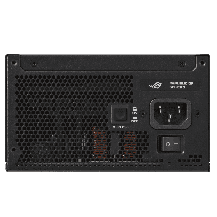 ASUS ROG Strix 1200W Fully Modular Power Supply, 80 PLUS Platinum Efficiency, Active PFC, GaN MOSFET, ATX 3.1 Compatible, Cybernetic Lambda A+, Dual Ball Fan bearings, Black | 90YE00W0-B0NA00 thumbnail 3