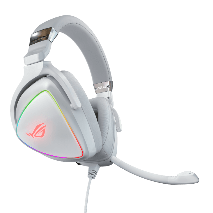 Asus Rog Delta RGB Gaming Headset, Microphone Sensitivity -40 dB, Frequency Response 20 Hz, USB Type-C or USB, White Edition | 90YH02HW-B2UA00 thumbnail 3