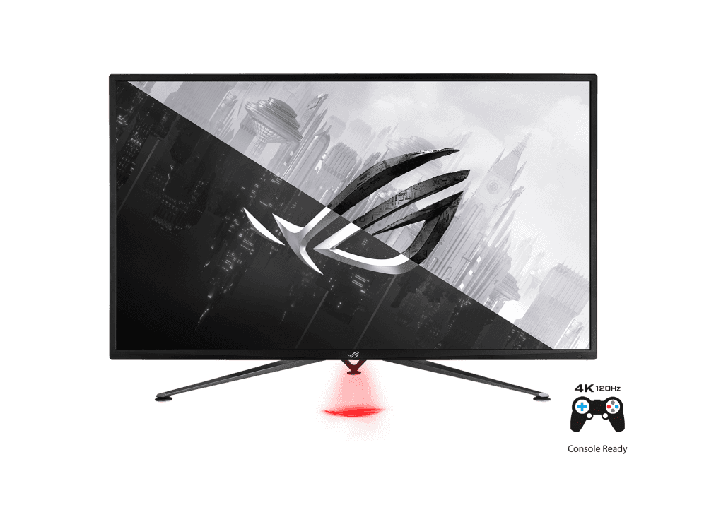 ASUS ROG Strix XG43UQ HDMI 2.1 Gaming Monitor ??? 43INCH  4K UHD (3840 x 2160), 144 Hz, 1ms MPRT, HDMI?? 2.1, AMD FreeSync??? Premium Pro technology, DSC, ELMB Sync, DisplayHDR??? 1000, DCI-P3 90%, Remote Control thumbnail 1