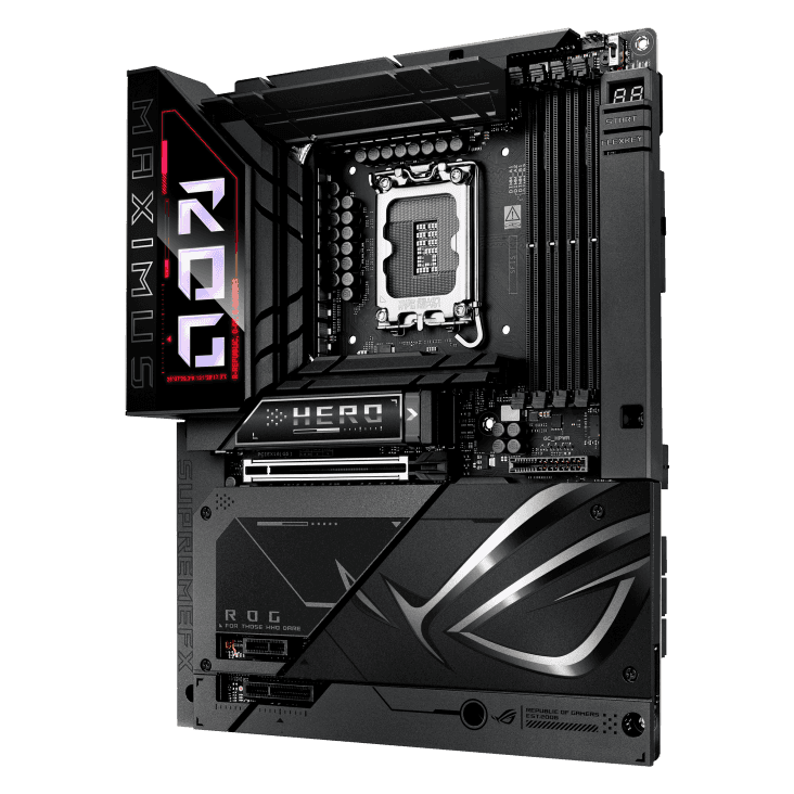 ASUS ROG Maximus Z890 Hero BTF LGA 1851 ATX Motherboard, Intel Z890 Chipset,4x DIMM DDR5 Slot, Up to 256GB Max Memory, 1x PCIe 5.0 x16 SafeSlot, 6x M.2 Slots, WiFi & BT Connectivity | 90MB1KG0-M0EAY0 thumbnail 7