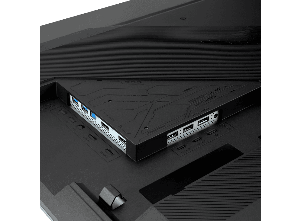 ASUS ROG Swift OLED PG48UQ 48" Gaming Monitor, 138Hz Refresh Rate, 0.1ms Response Time, G-SYNC Compatible, 1.07M Colors, 2x Speakers, 2x HDMI, 1xDP, 4x USB 3.2, Black | 90LM0840-B01970 thumbnail 4