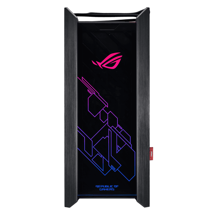 ASUS ROG Strix Helios Gx601 ROG Strix Helios RGB ATX/EATX mid-tower Gaming Case, Aluminum frame, GPU braces, 420mm radiator support and Aura Sync, Black | 90DC0020-B39000 thumbnail 4