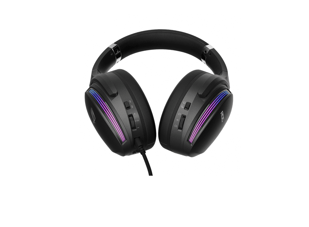 Asus ROG Fusion II 500 Gaming Headset - AI Beamforming Mic, Noise-canceling AI Mic, 7.1 Surround Sound, Hi-Res ESS 9280 Quad DAC, Game Chat, 3.5mm, USB-C thumbnail 1
